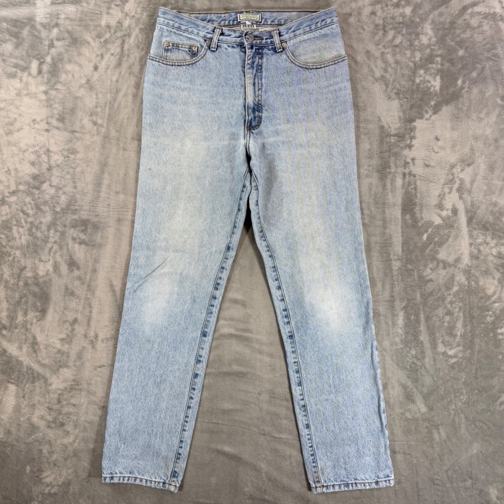 Vintage Guess Straight Leg Jeans Men's Size 32x32 Light Wash Blue USA Made